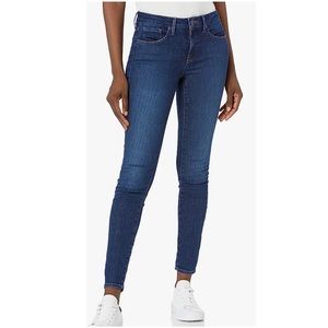 NYDJ Slimming Mid Rise Medium Wash Ankle Skinny Jeans
